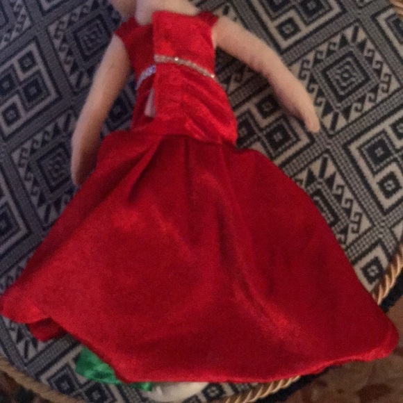 Doll- Cloth with Velvet/Satin gown - Picture 6 of 12